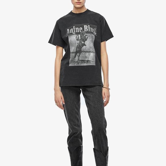 NWT ANINE BING LILI TEE WILD AND FREE - XS - Picture 3 of 6